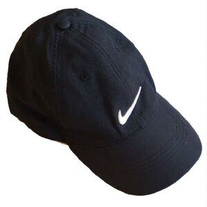 Nike Legacy91 Dri Fit Adjustable Baseball Cap OS Black Embroidered White Swoosh